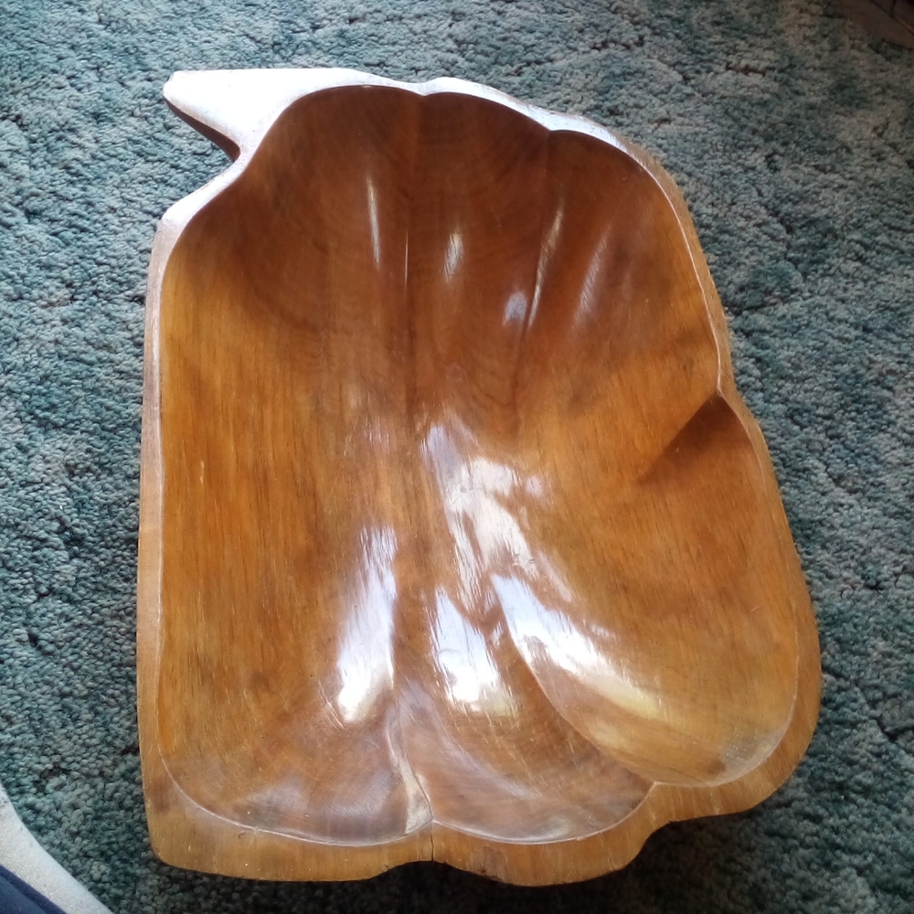 Wooden Art Bowl